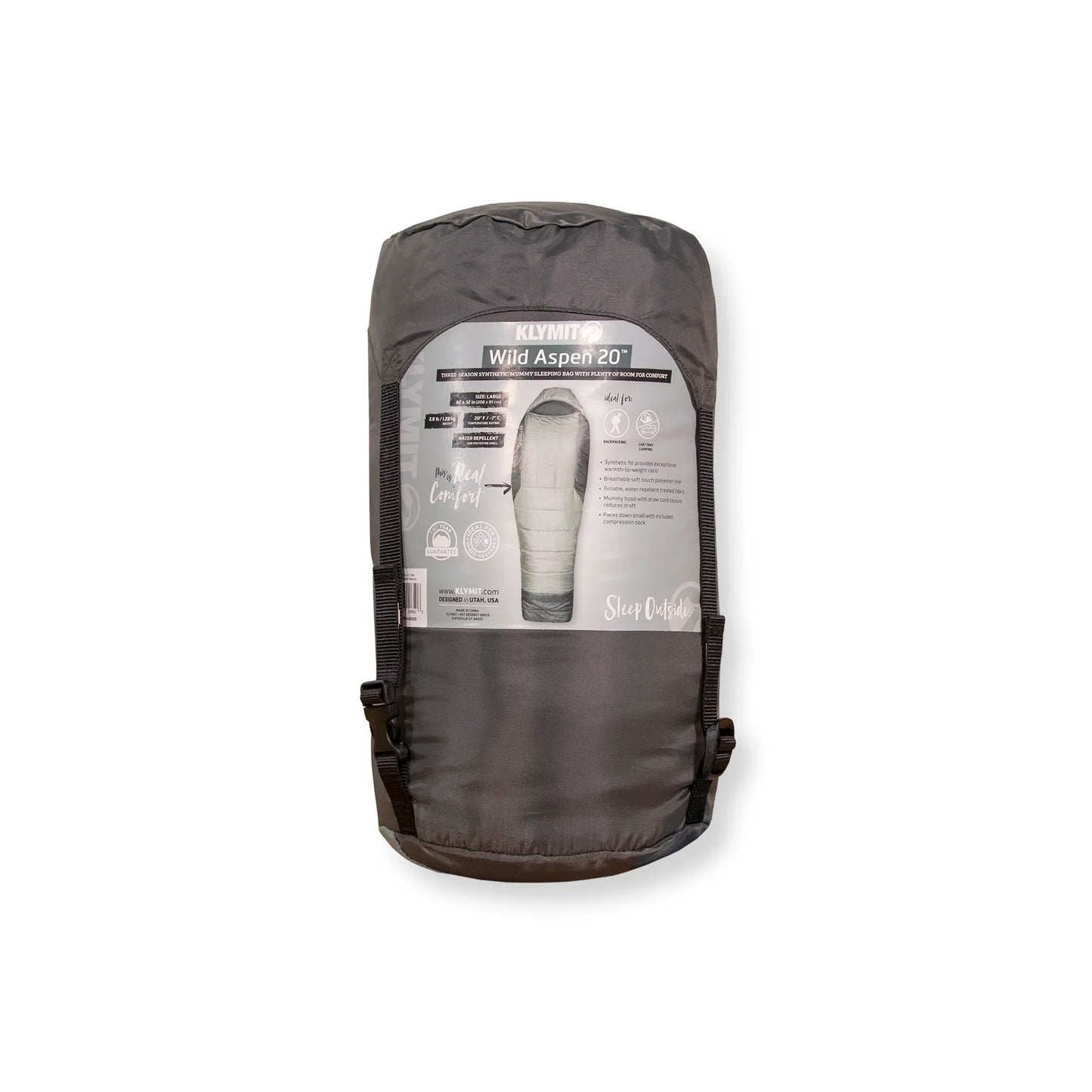 Kylmit Wild Aspen 20 Sleeping Bags Large - Chinois Green