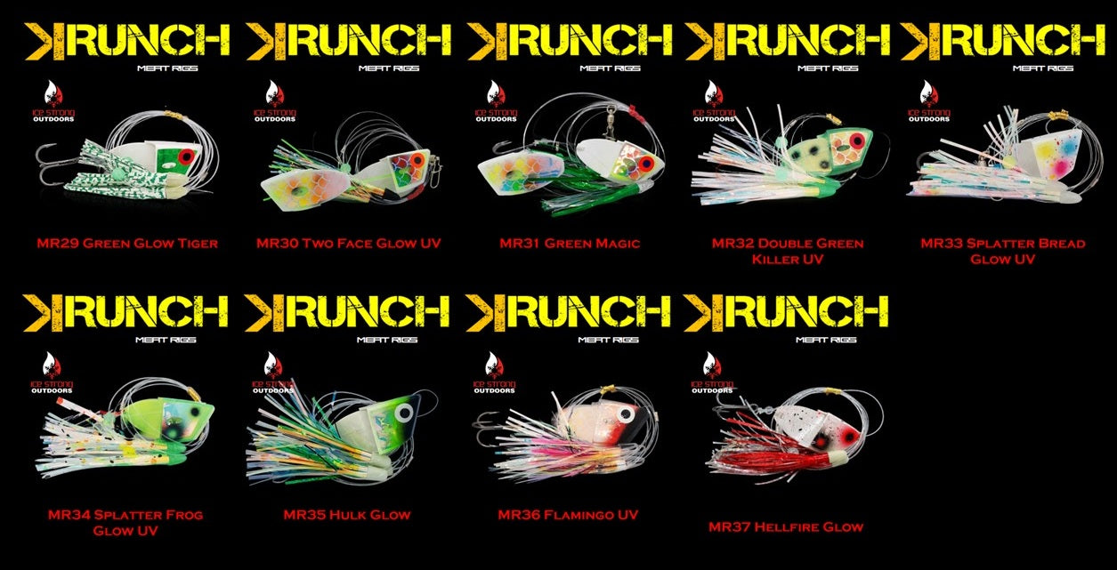 Ice Strong Outdoors - Krunch Meat Rigs - NEW 2026 Colors Released!