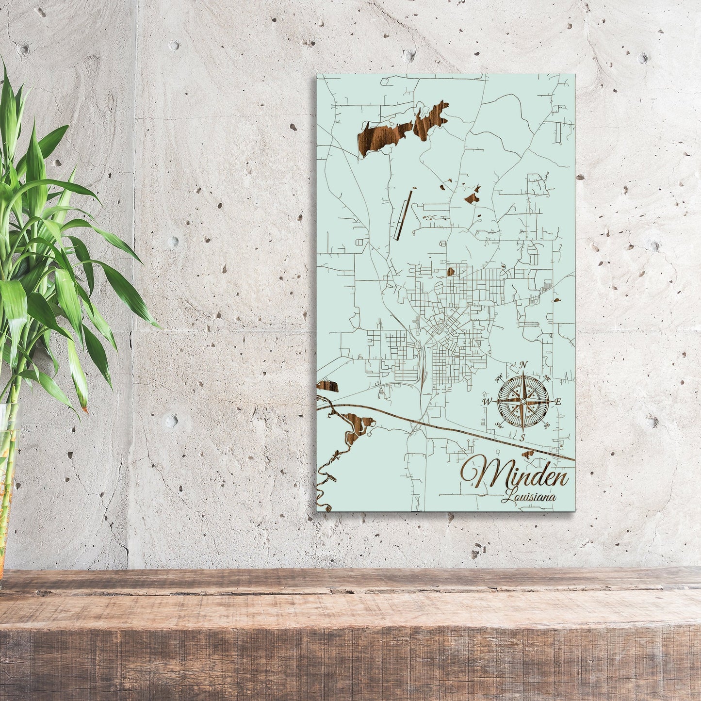 Minden, Louisiana Street Map