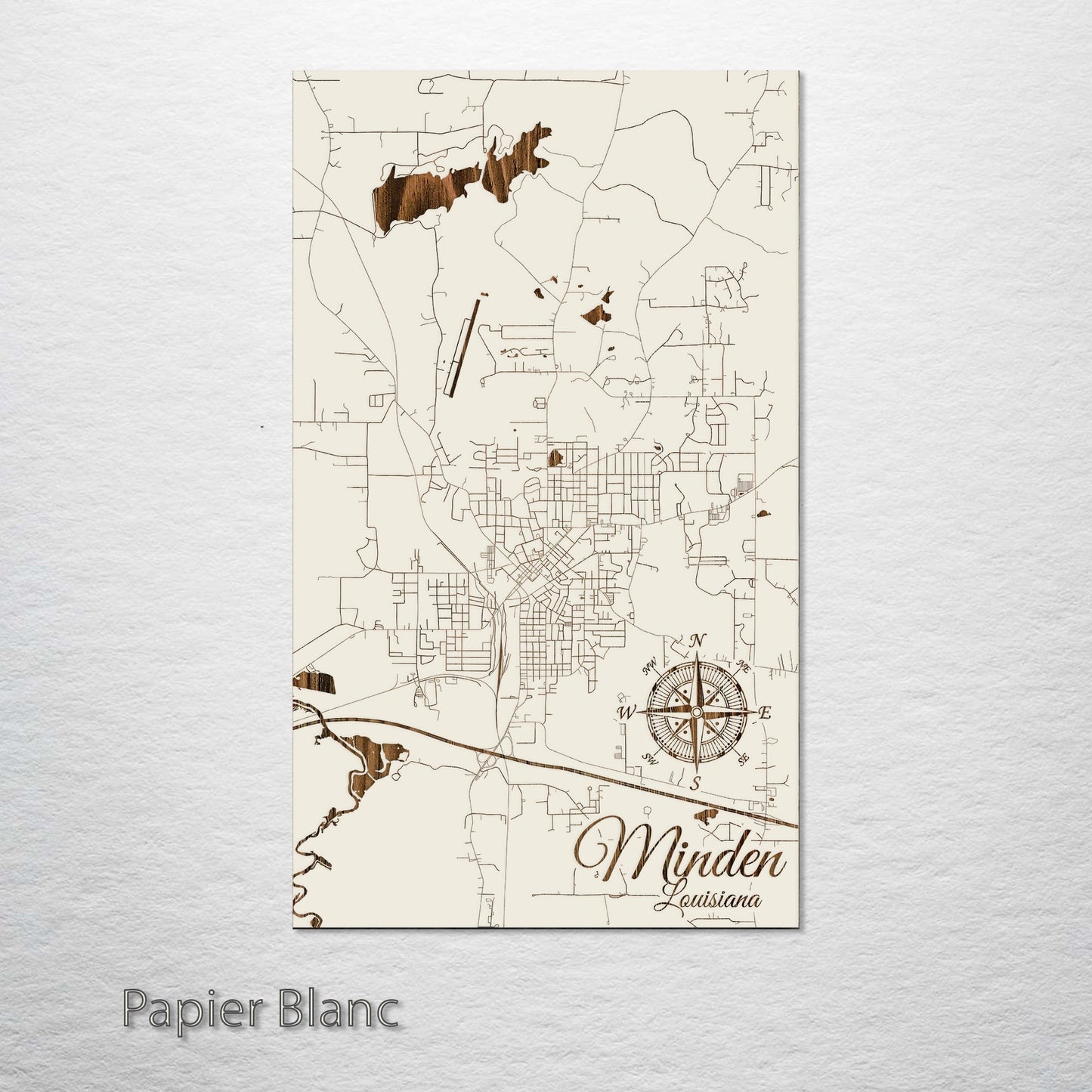 Minden, Louisiana Street Map