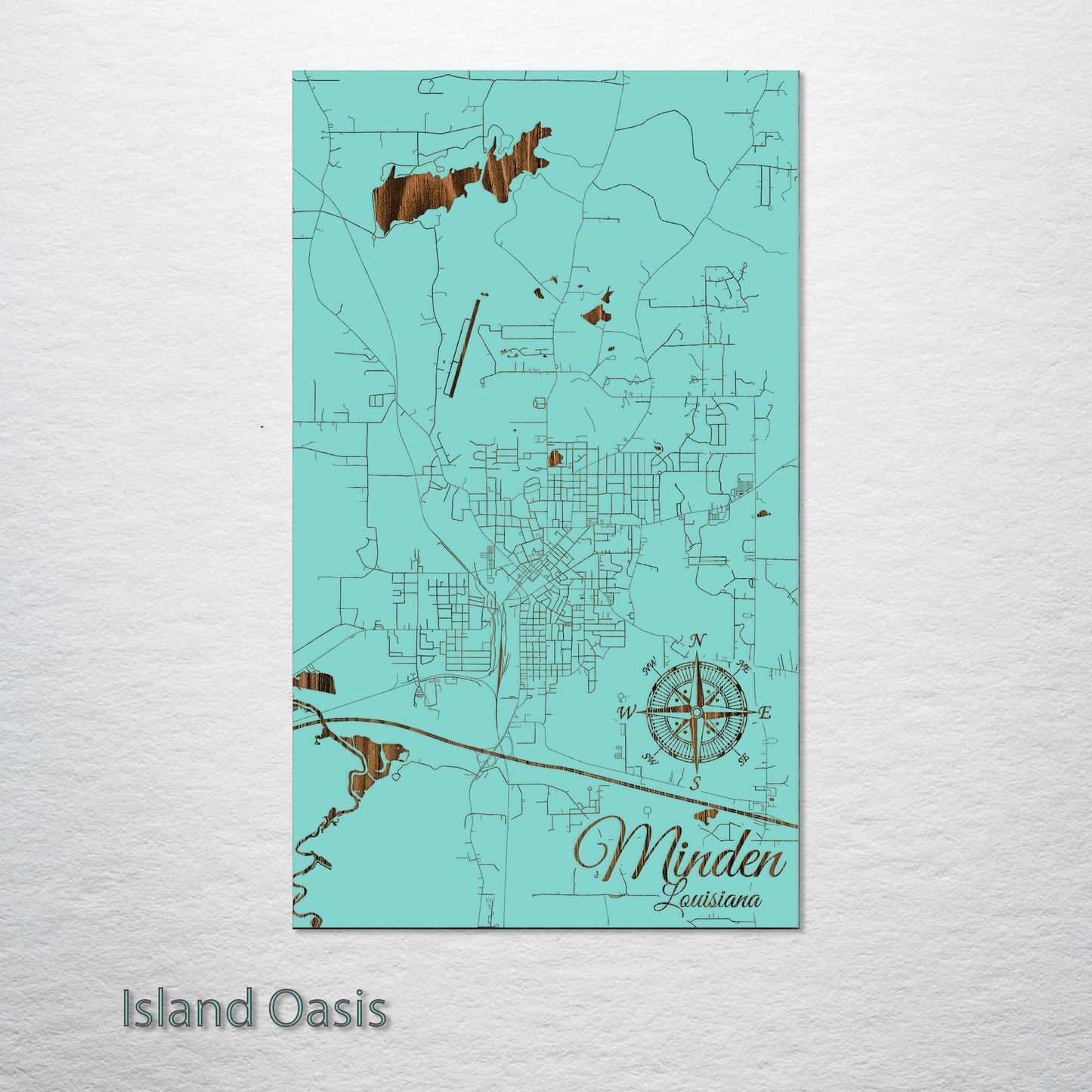 Minden, Louisiana Street Map