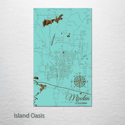 Minden, Louisiana Street Map