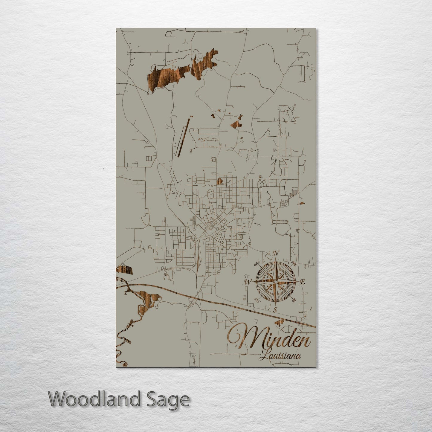 Minden, Louisiana Street Map