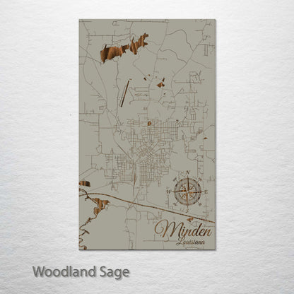 Minden, Louisiana Street Map