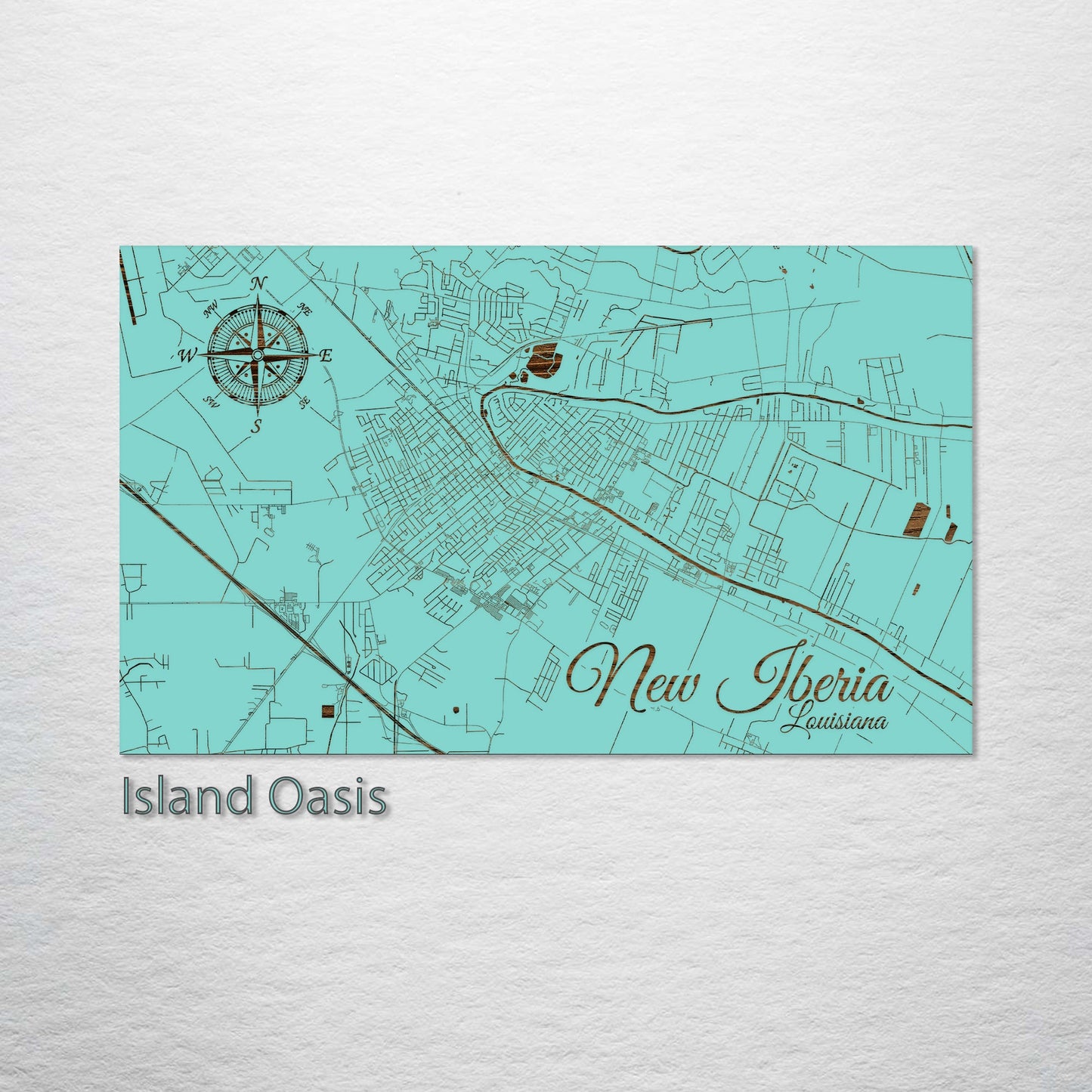 New Iberia, Louisiana Street Map