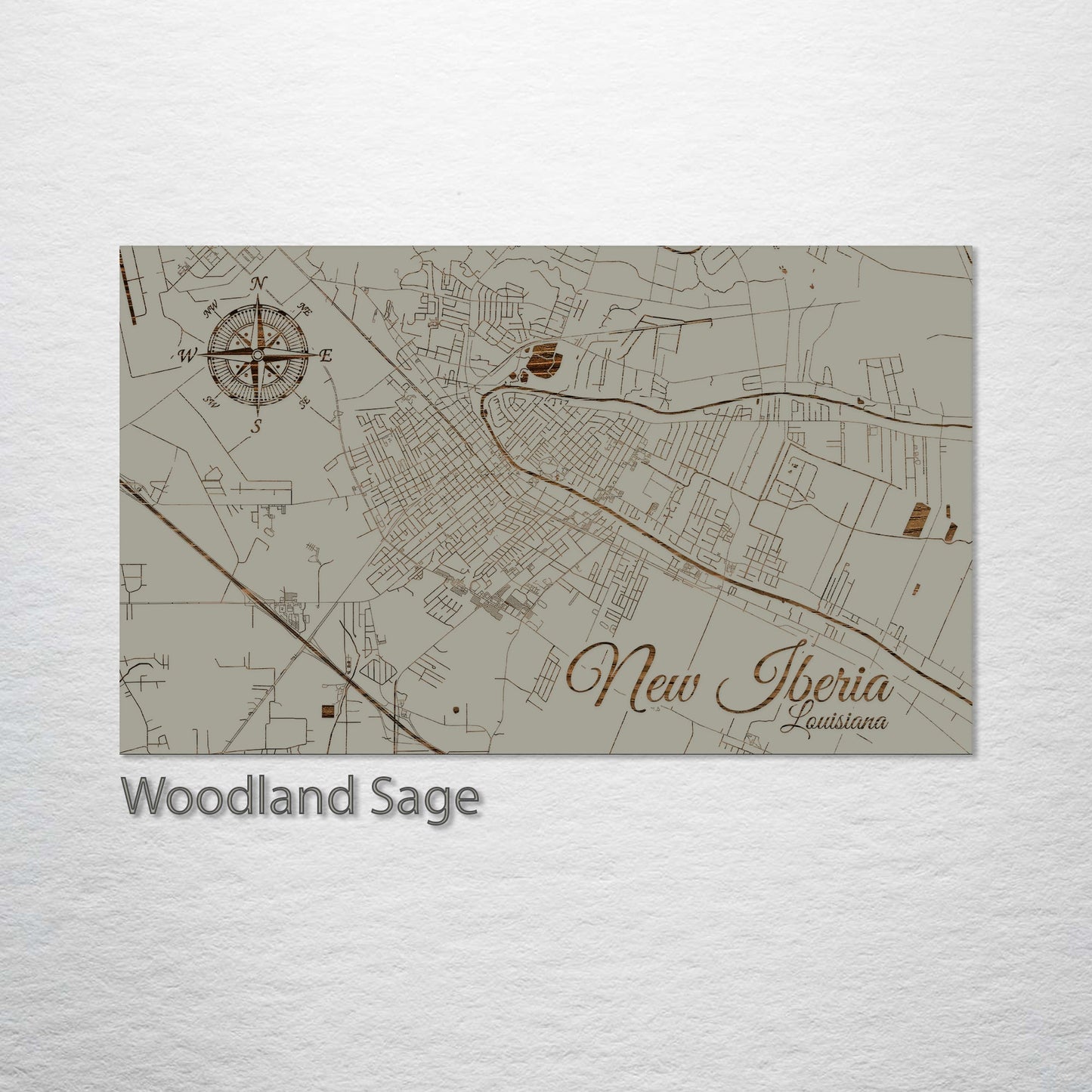 New Iberia, Louisiana Street Map