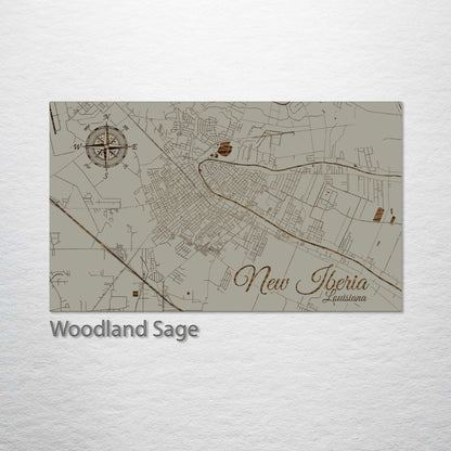 New Iberia, Louisiana Street Map