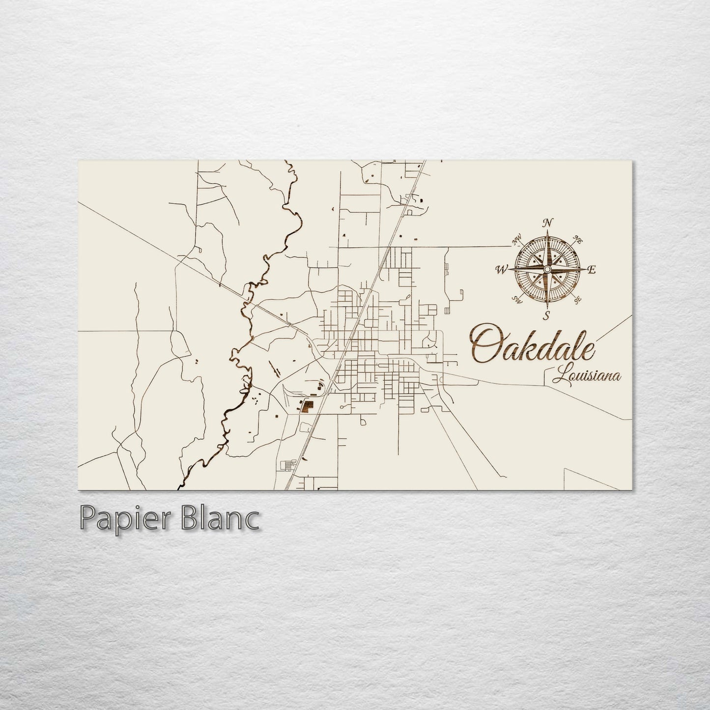 Oakdale, Louisiana Street Map
