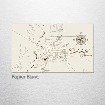 Oakdale, Louisiana Street Map