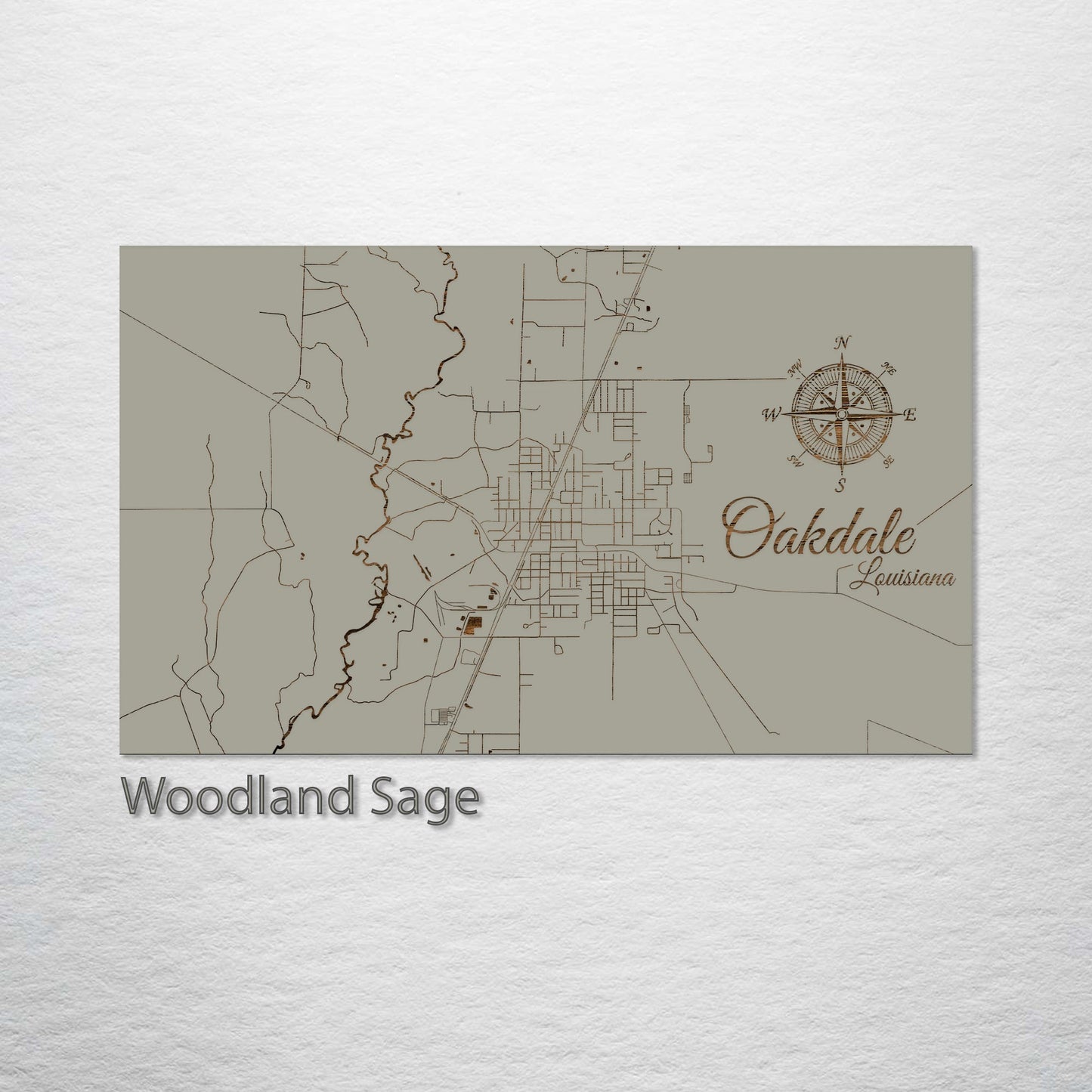 Oakdale, Louisiana Street Map