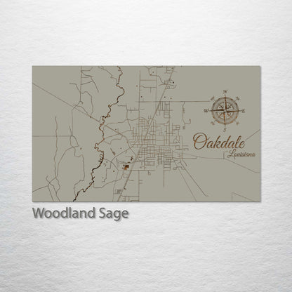 Oakdale, Louisiana Street Map