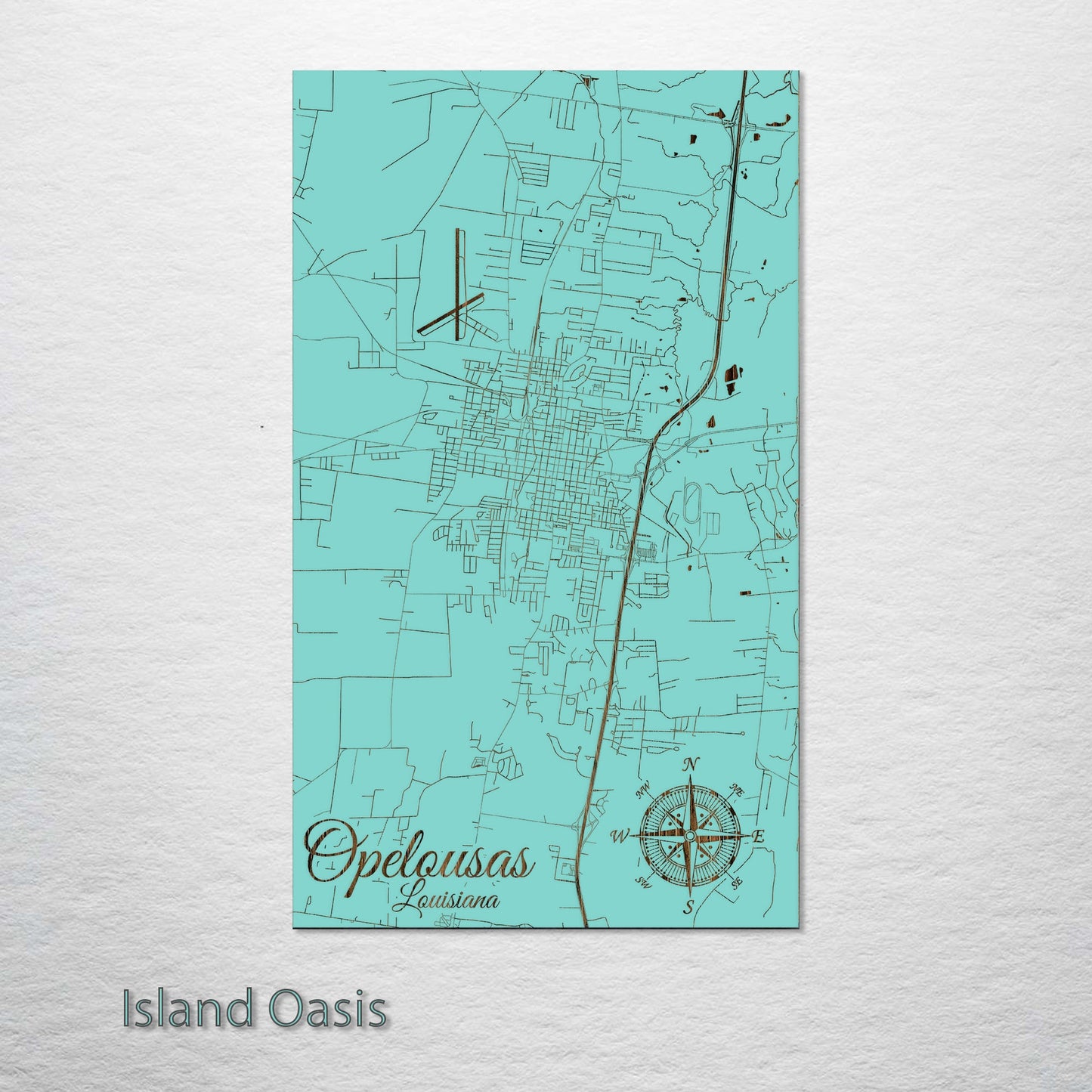 Opelousas, Louisiana Street Map