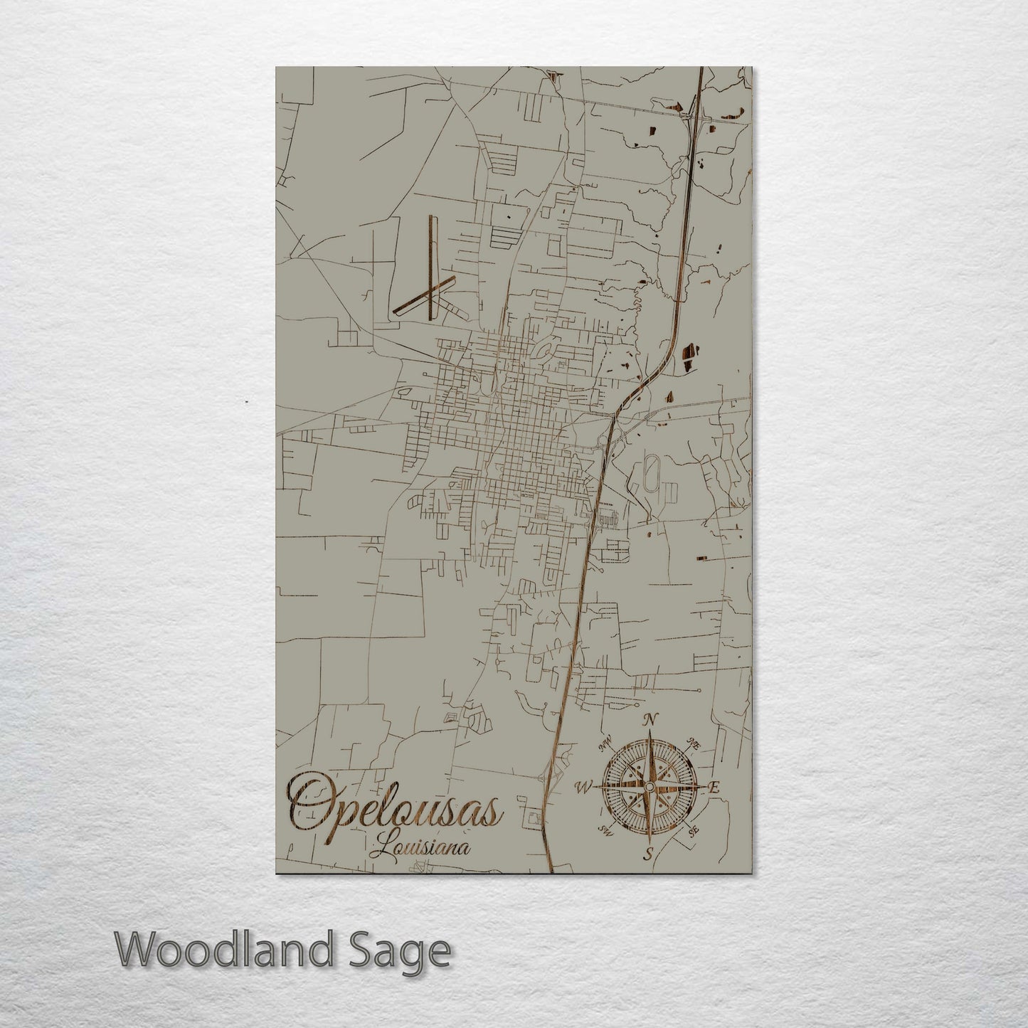 Opelousas, Louisiana Street Map