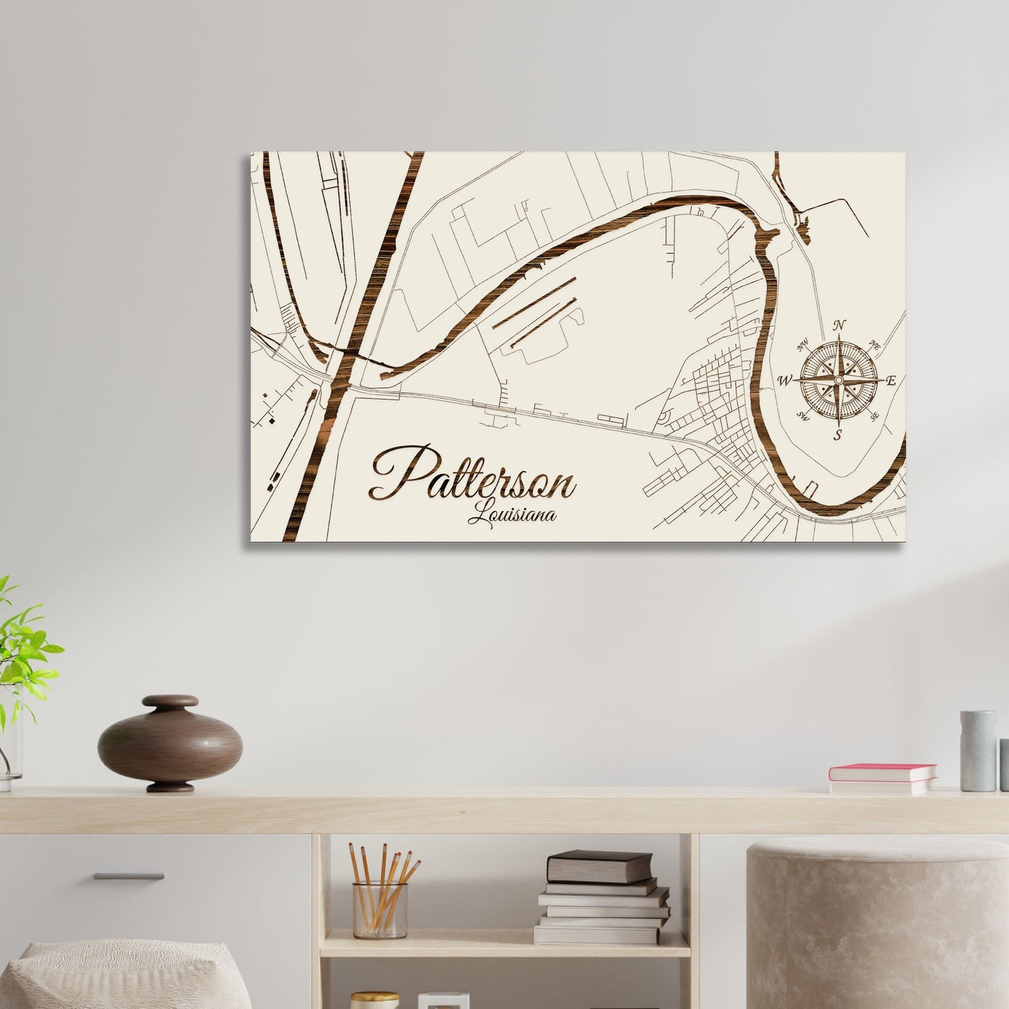 Patterson, Louisiana Street Map