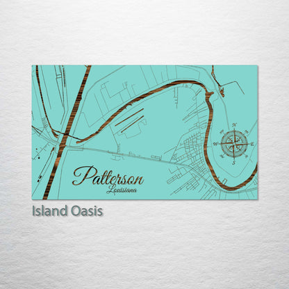 Patterson, Louisiana Street Map