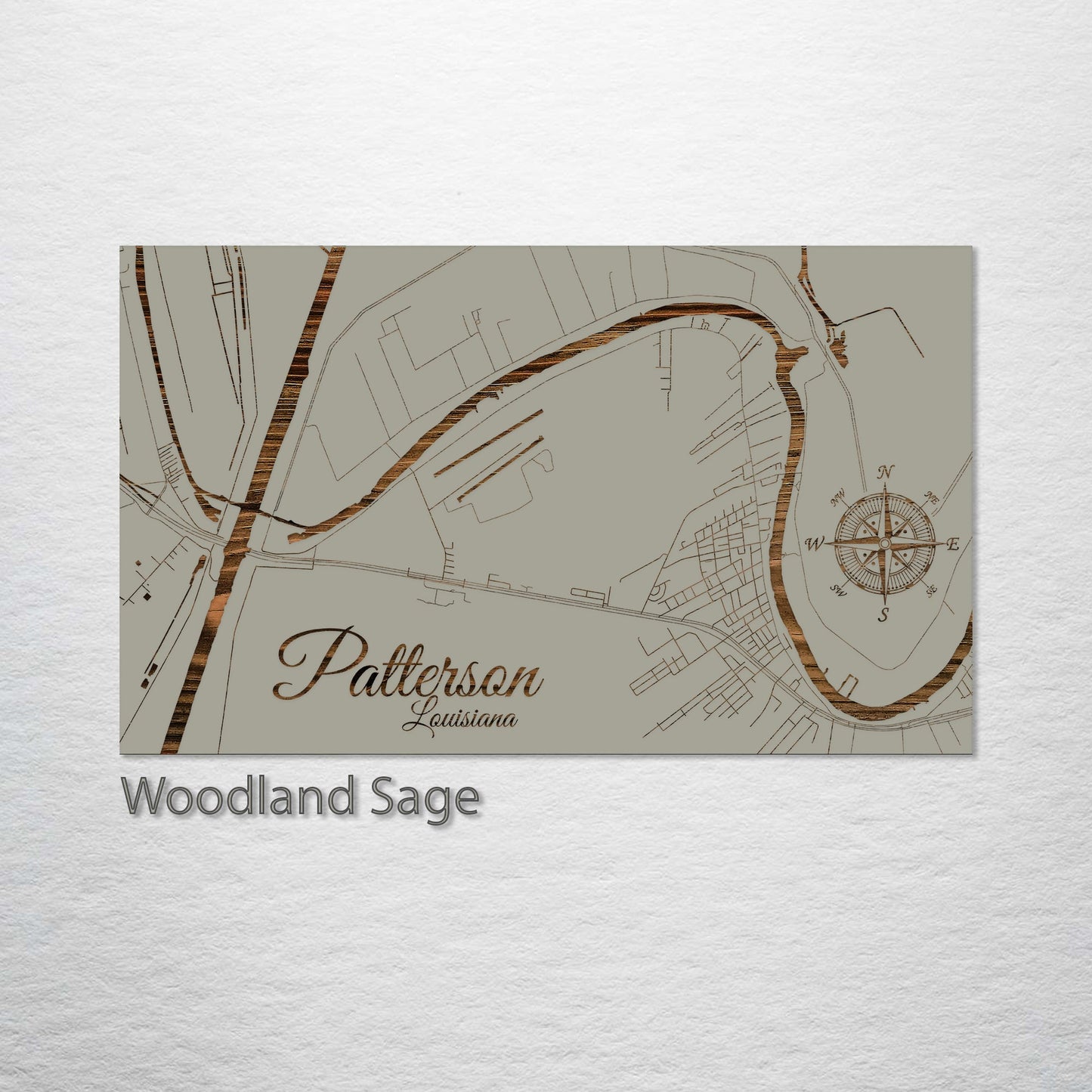 Patterson, Louisiana Street Map