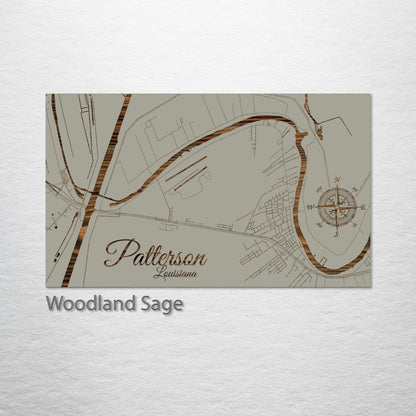 Patterson, Louisiana Street Map