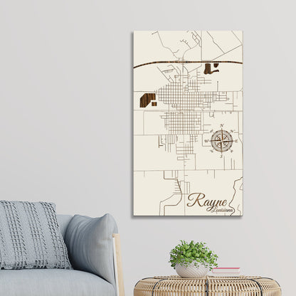 Rayne, Louisiana Street Map