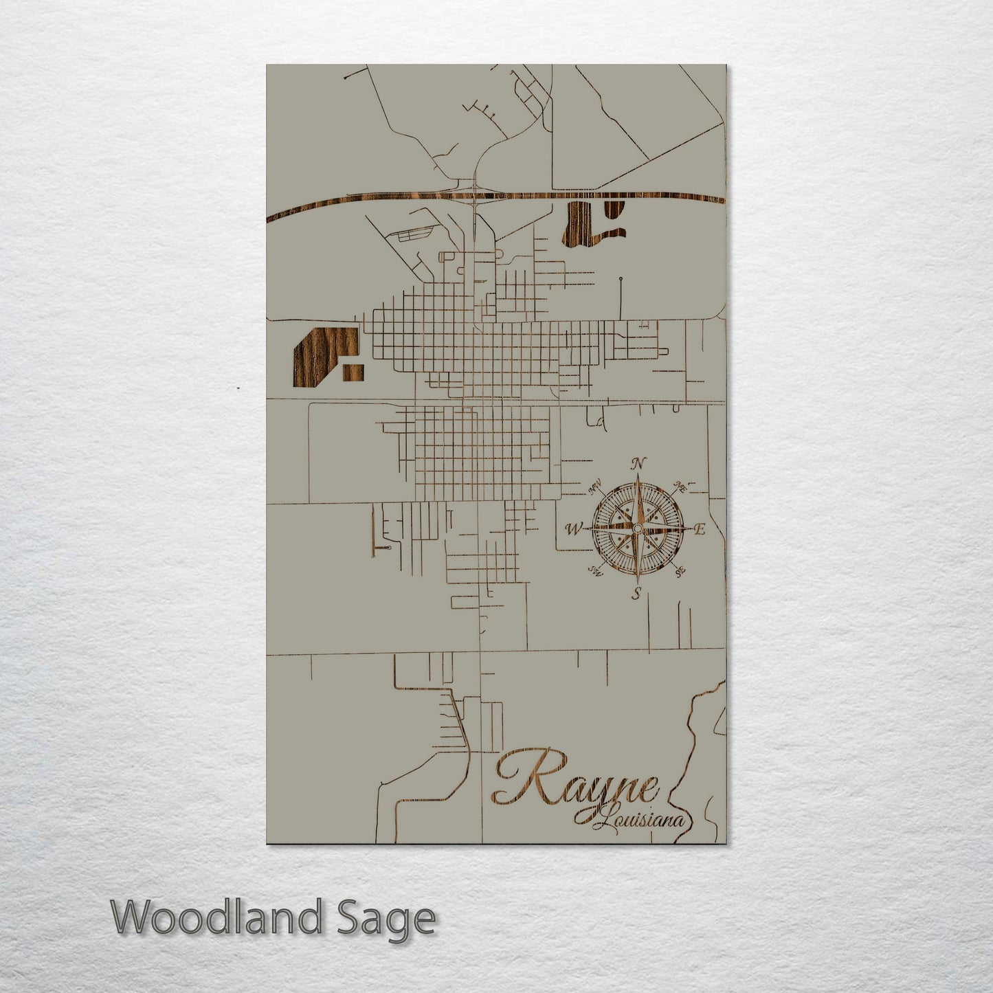 Rayne, Louisiana Street Map
