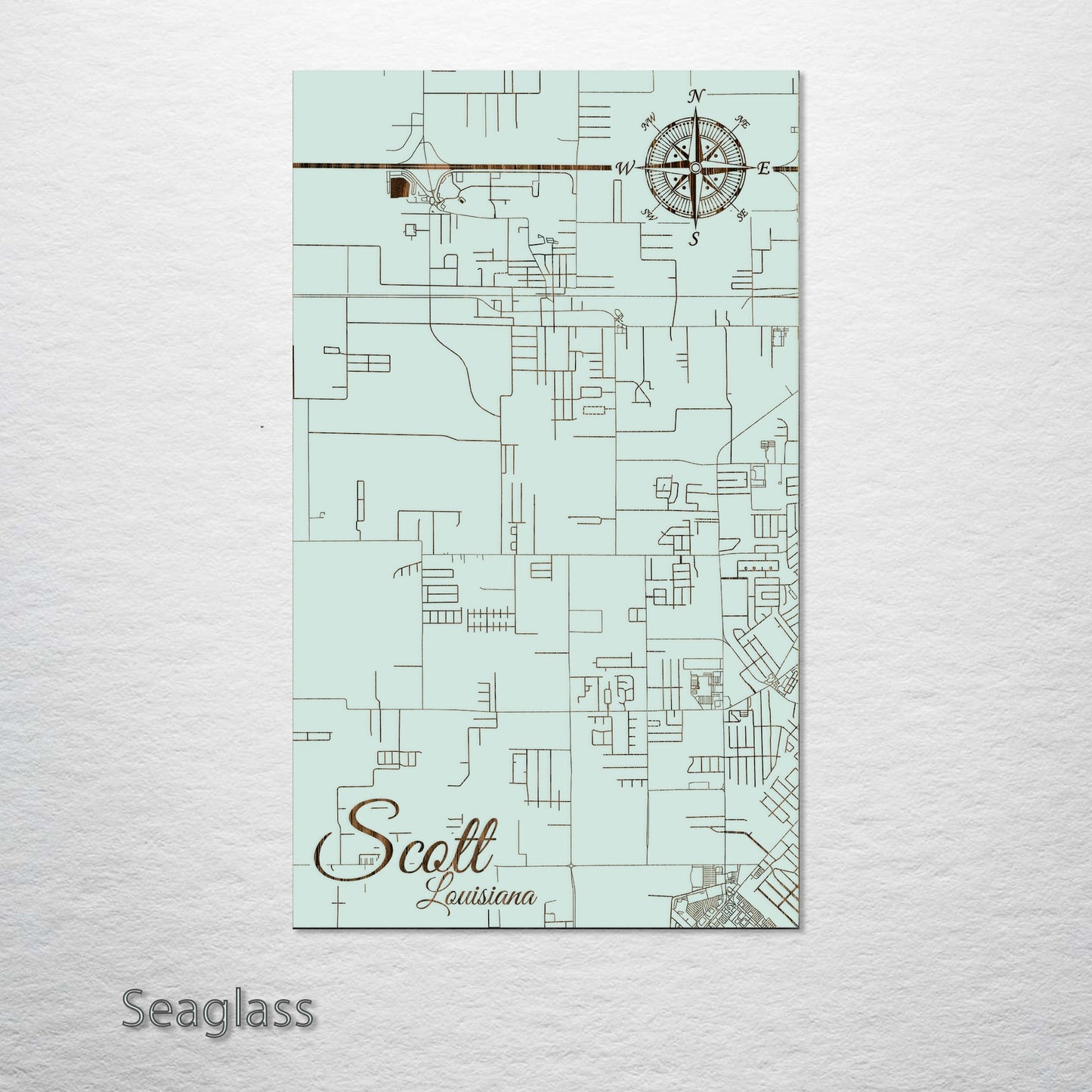 Scott, Louisiana Street Map