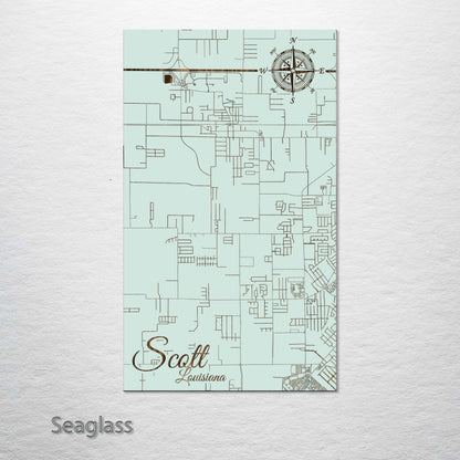 Scott, Louisiana Street Map