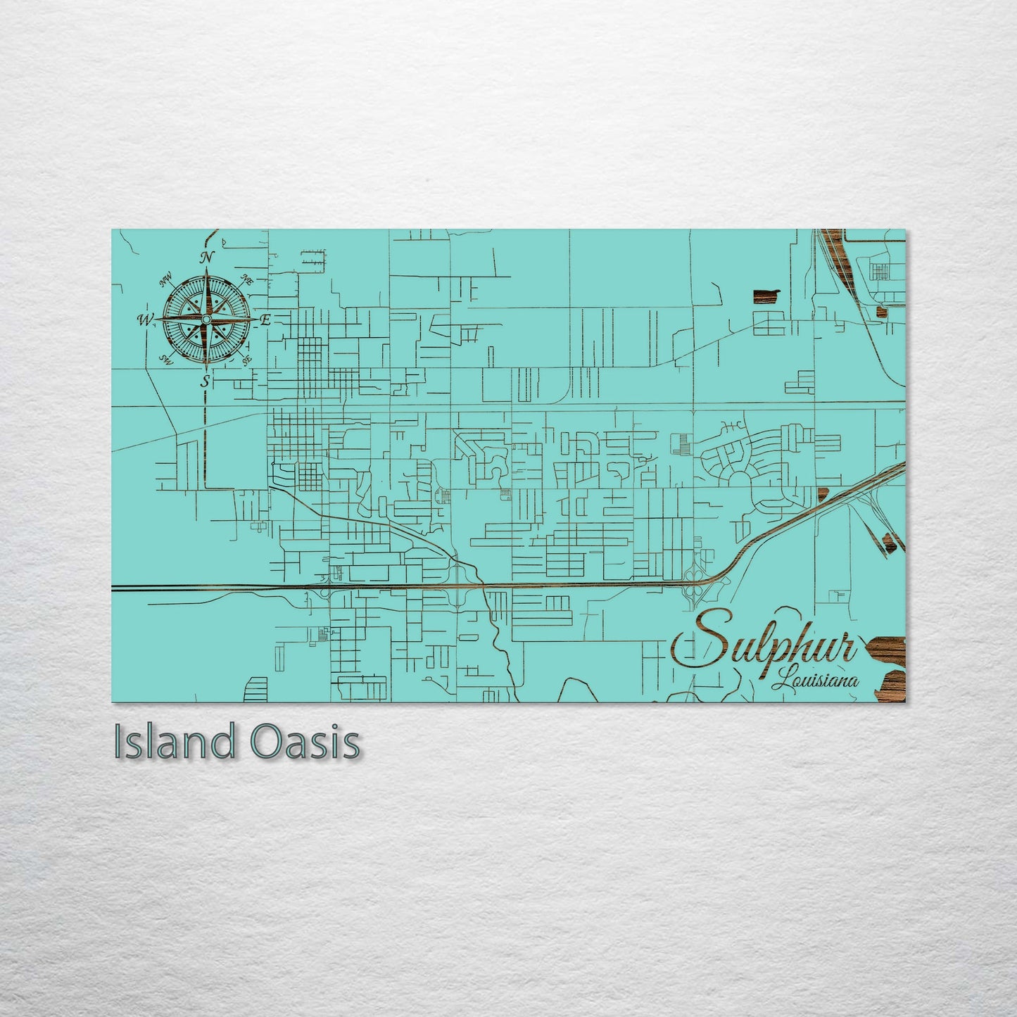 Sulphur, Louisiana Street Map