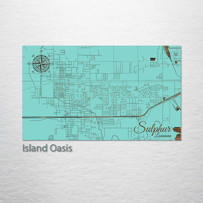 Sulphur, Louisiana Street Map