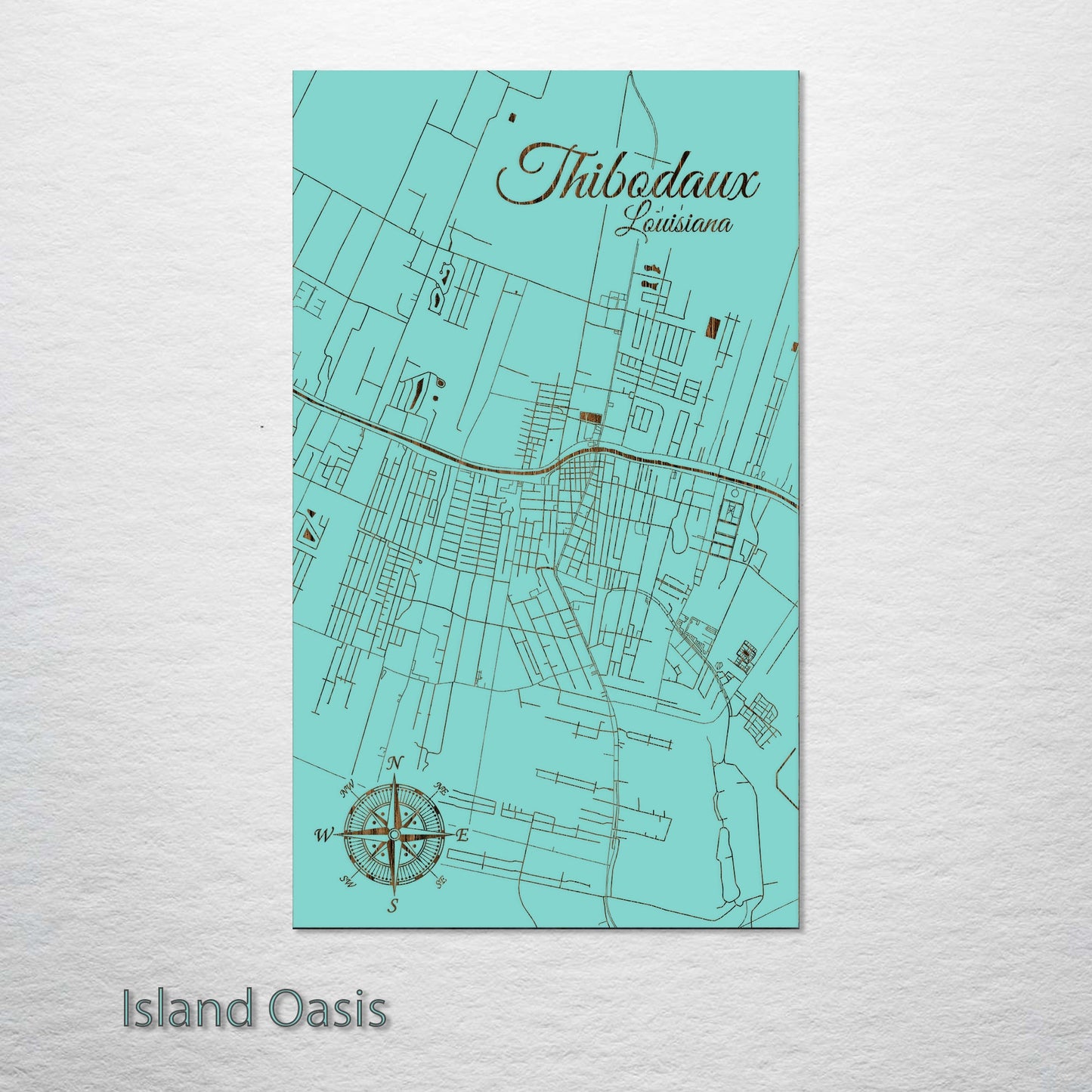 Thibodaux, Louisiana Street Map