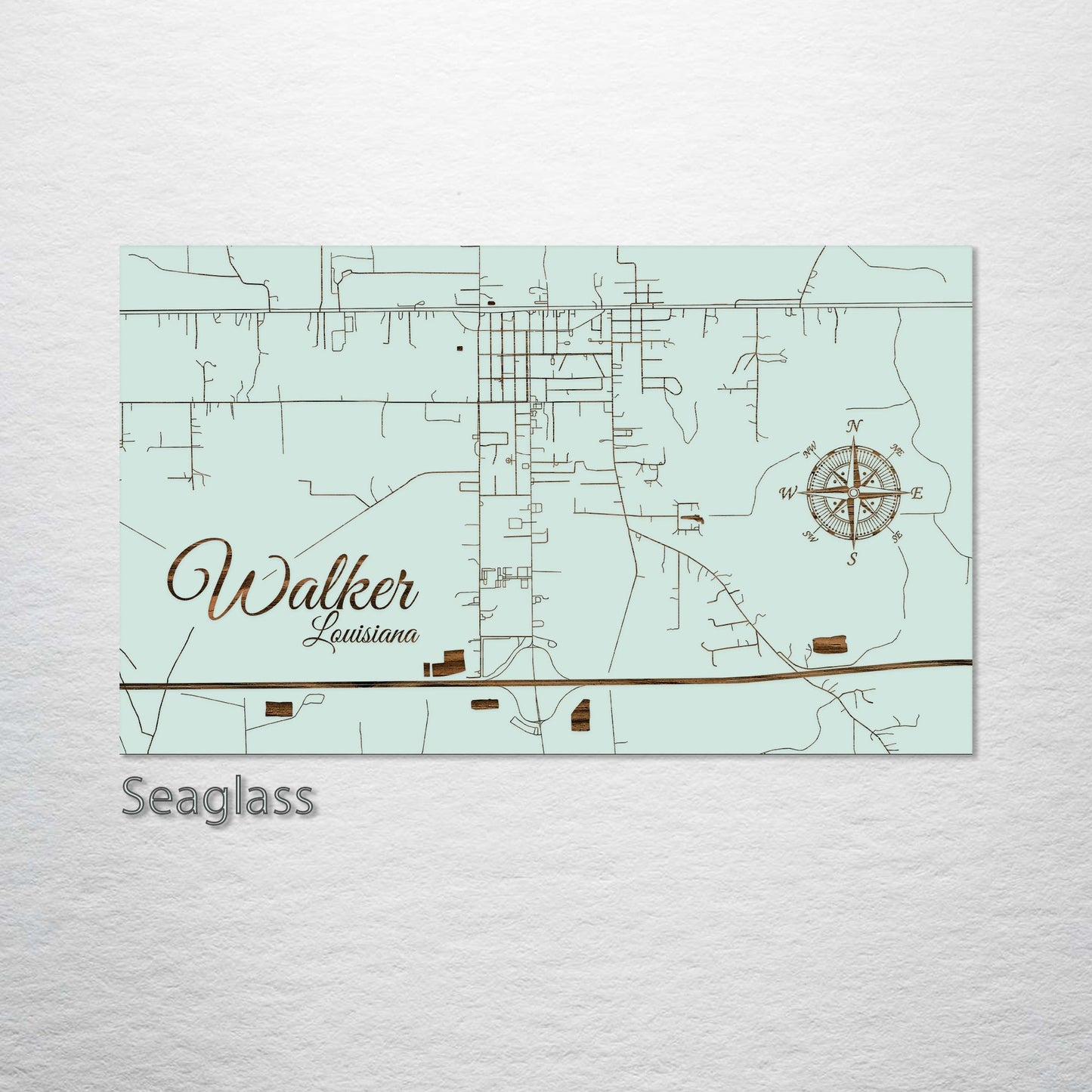 Walker, Louisiana Street Map