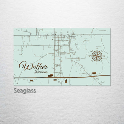 Walker, Louisiana Street Map