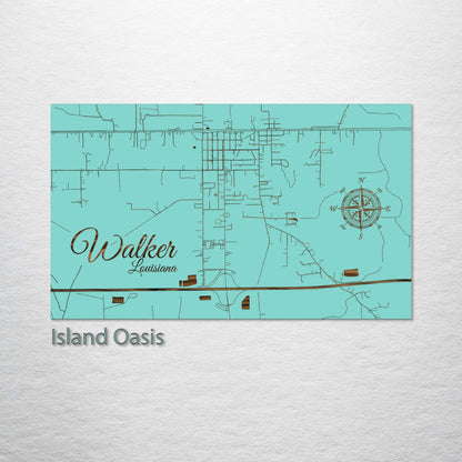 Walker, Louisiana Street Map