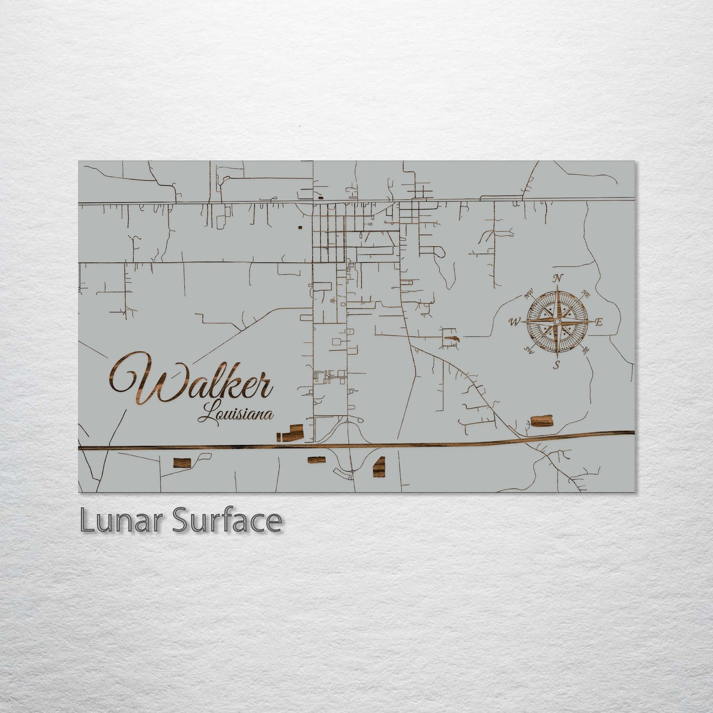 Walker, Louisiana Street Map