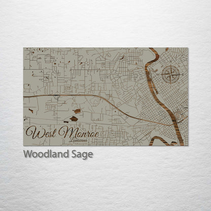 West Monroe, Louisiana Street Map