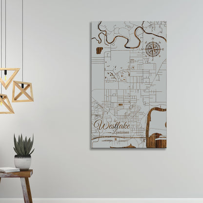 Westlake, Louisiana Street Map