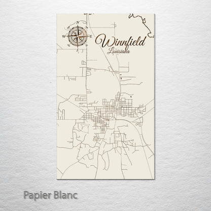 Winnfield, Louisiana Street Map