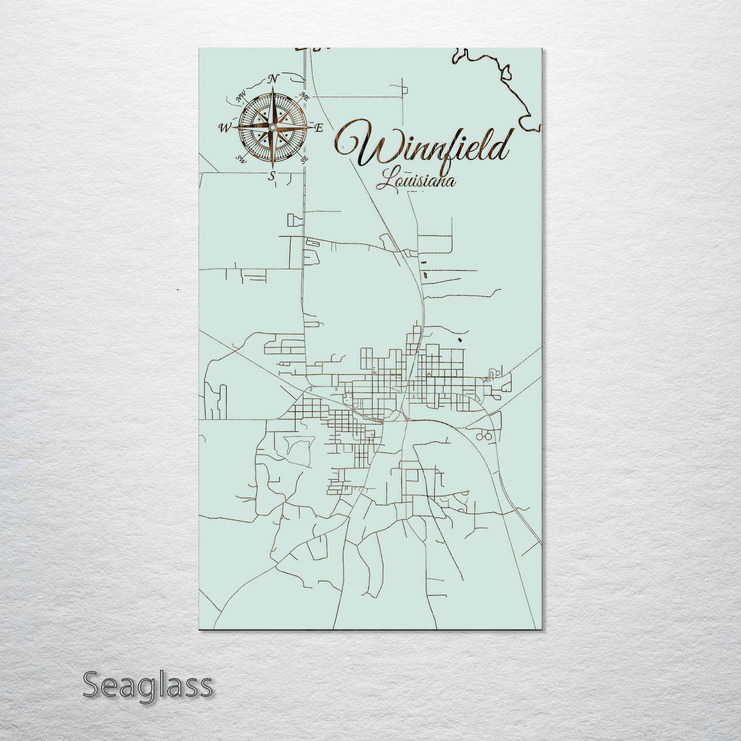 Winnfield, Louisiana Street Map