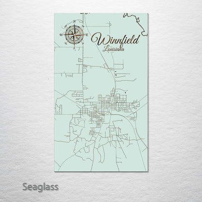Winnfield, Louisiana Street Map