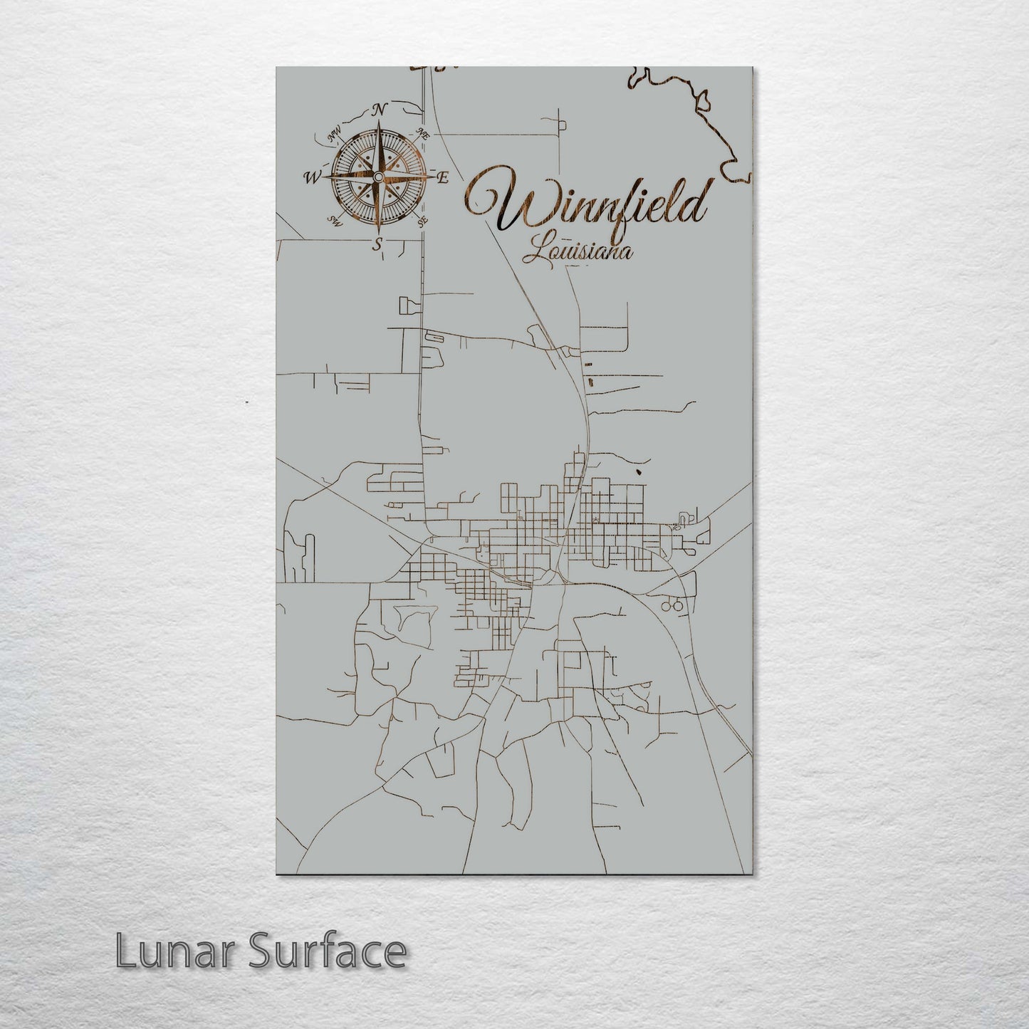 Winnfield, Louisiana Street Map
