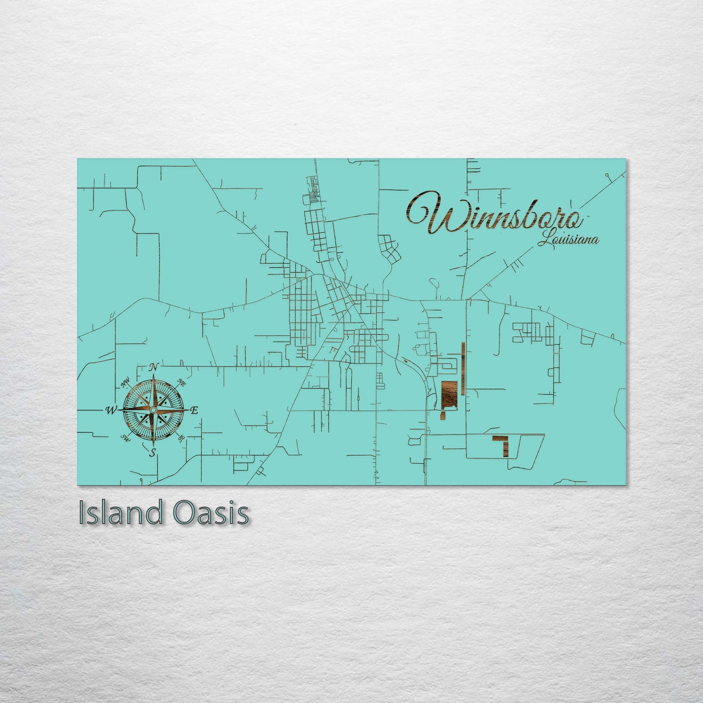 Winnsboro, Louisiana Street Map