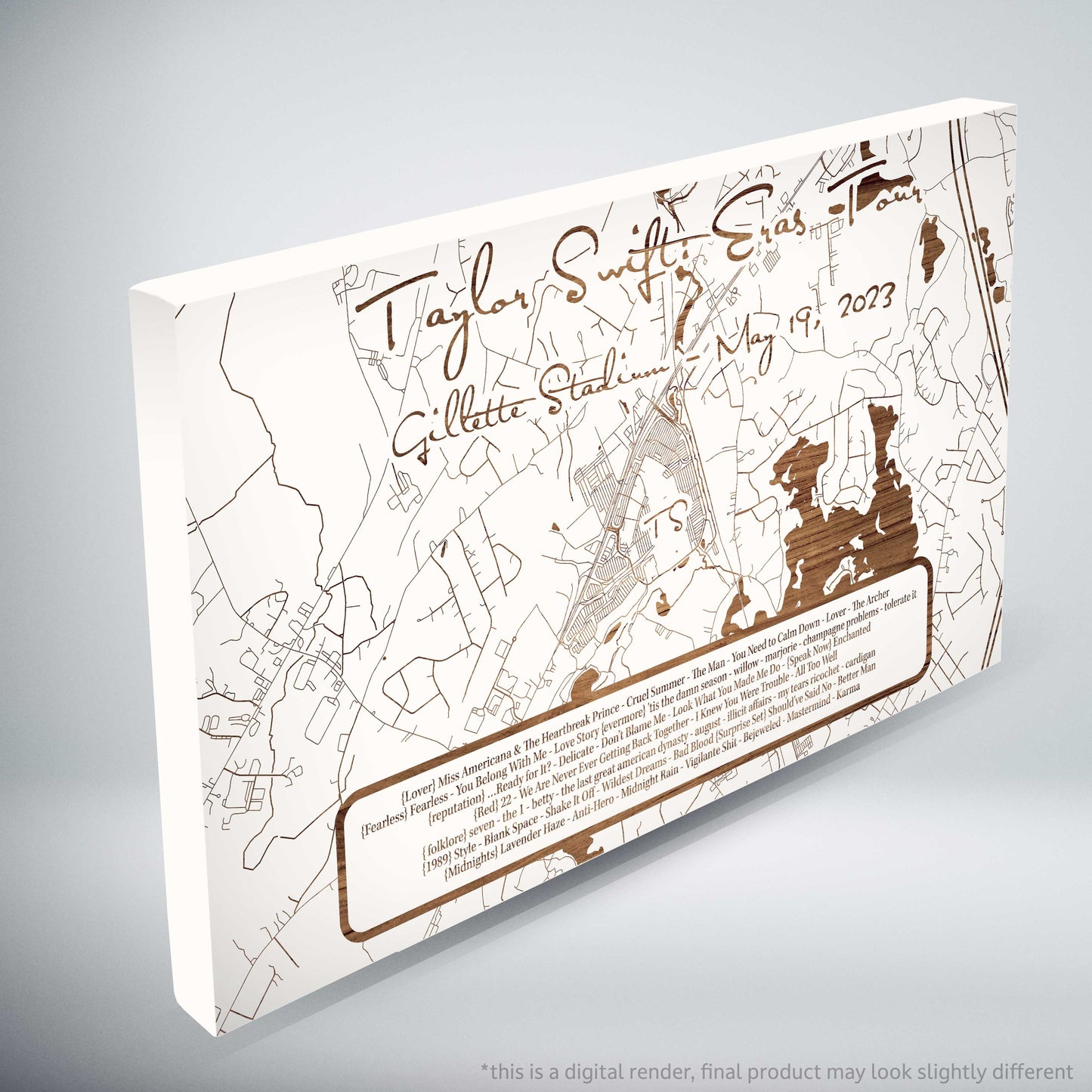 Taylor Swift Eras Tour Setlist - Limited Edition - Mini