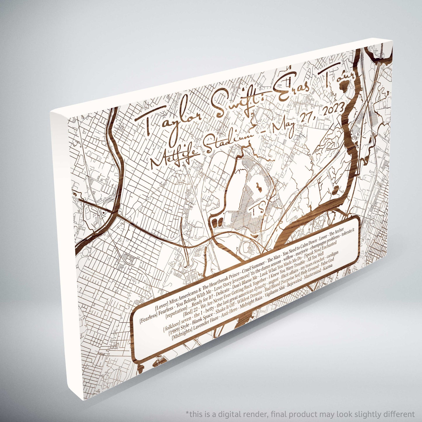 Taylor Swift Eras Tour Setlist - Limited Edition - Mini