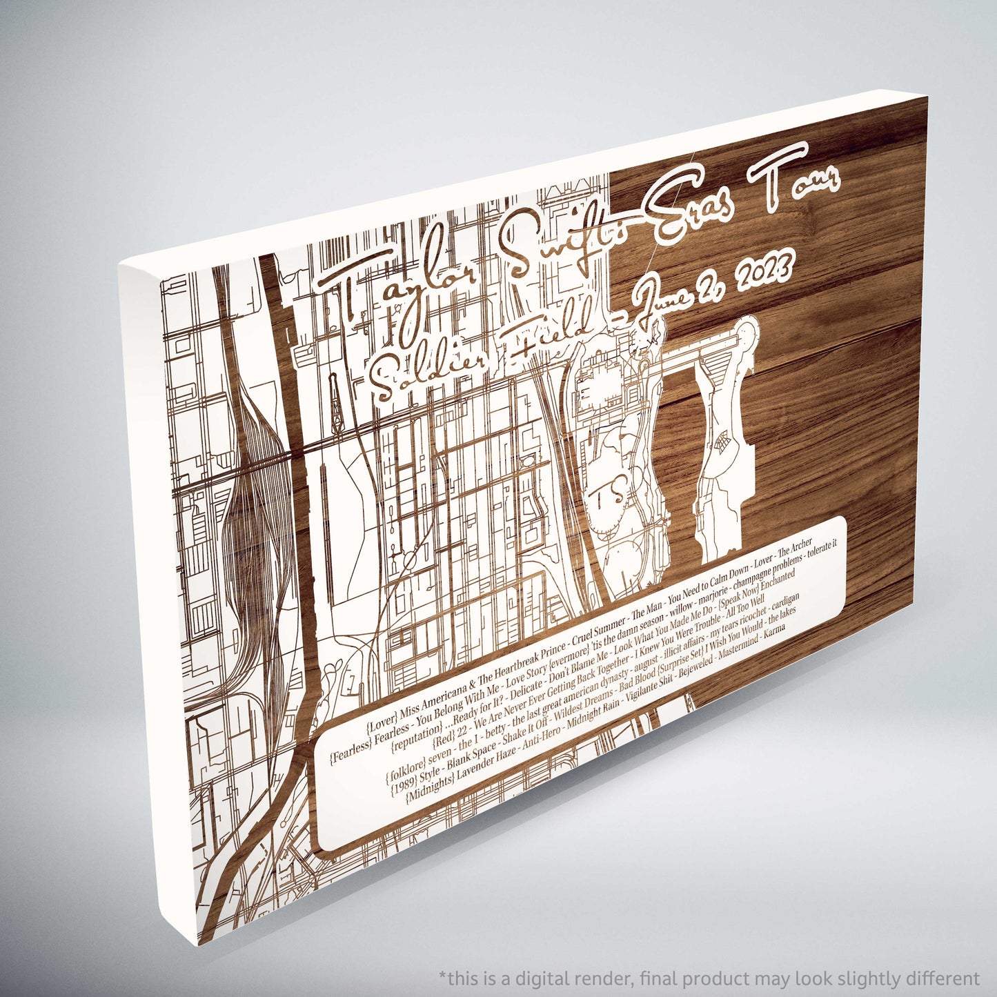 Taylor Swift Eras Tour Setlist - Limited Edition - Small