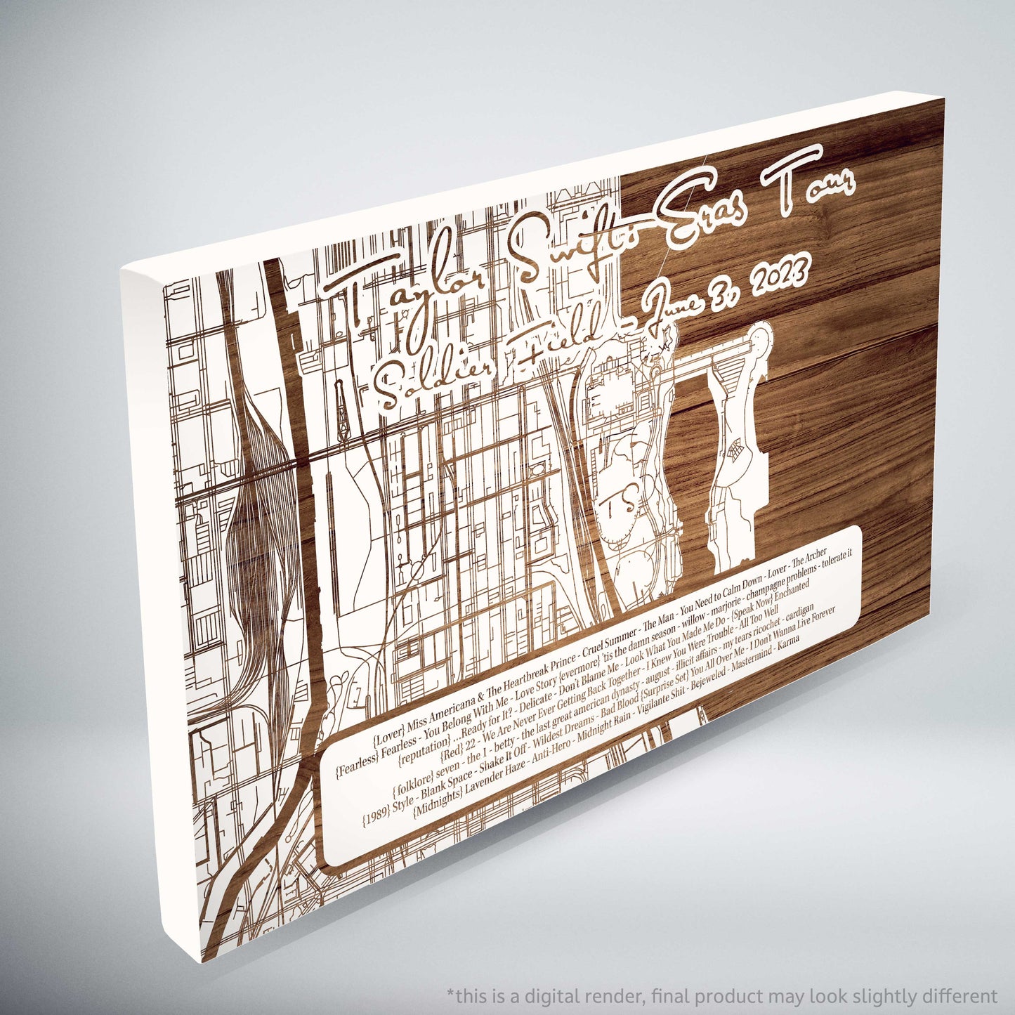 Taylor Swift Eras Tour Setlist - Limited Edition - Schmedium