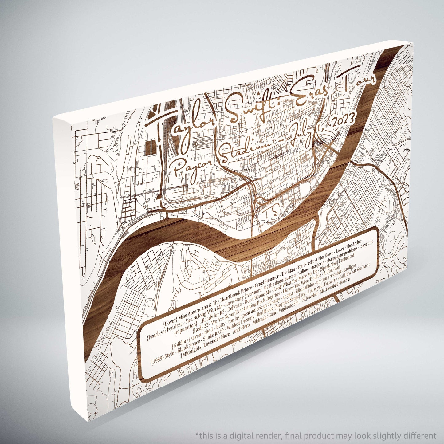 Taylor Swift Eras Tour Setlist - Limited Edition - Mini