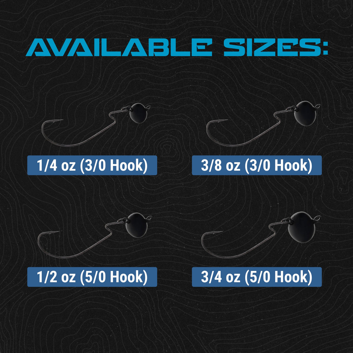 Reaction Tackle Lead Swing Football Jigs - 5-PACK