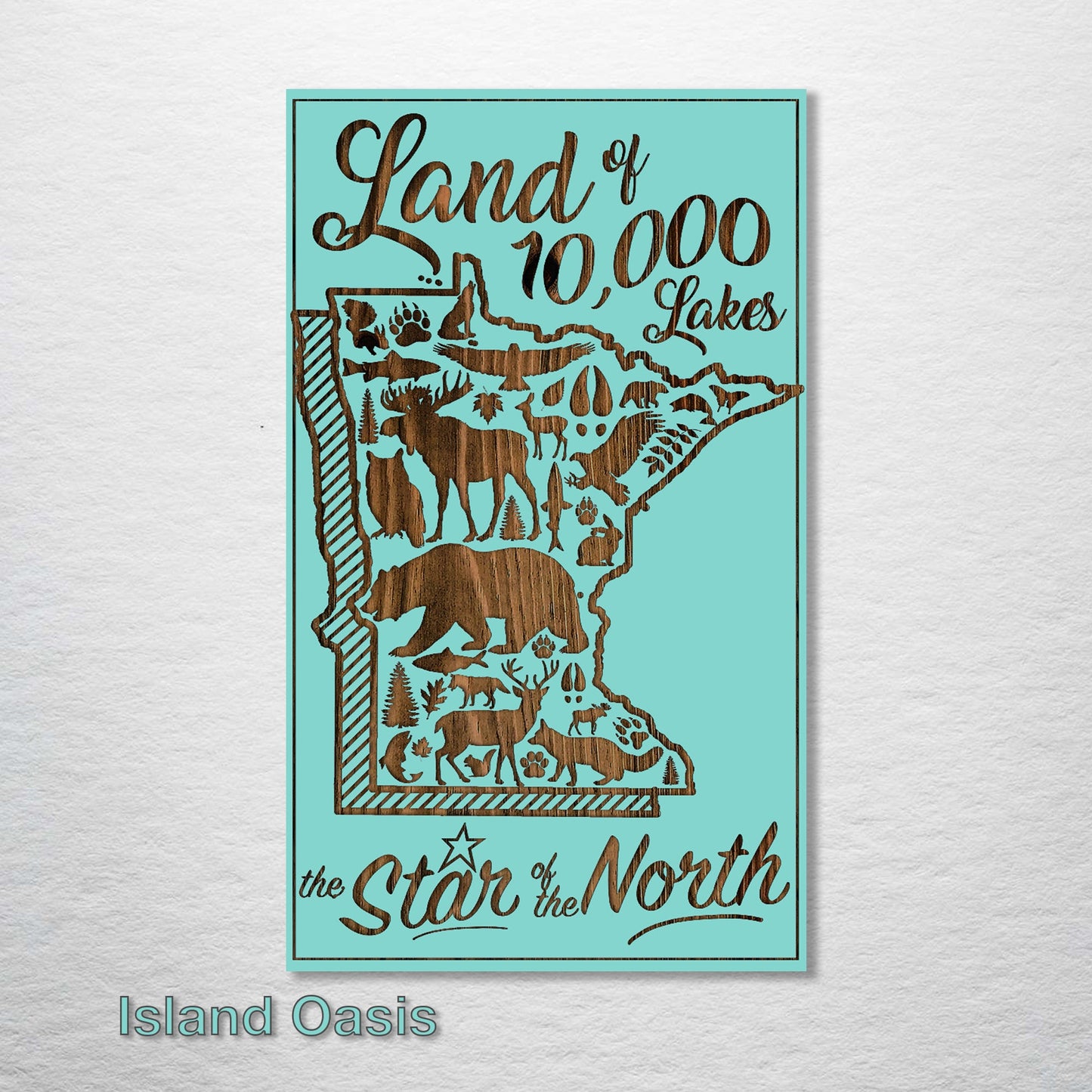 Minnesota Abstract - Star of the North