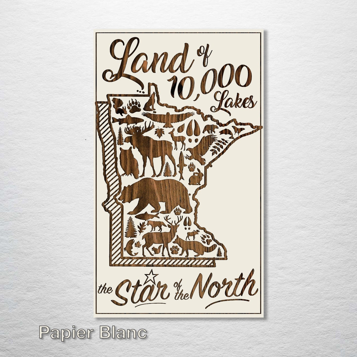 Minnesota Abstract - Star of the North