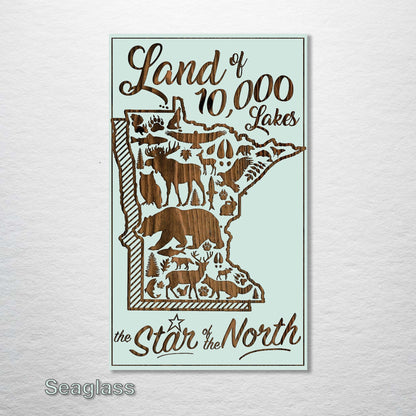 Minnesota Abstract - Star of the North