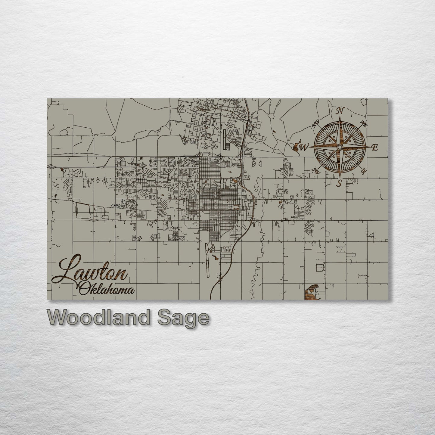 Lawton, Oklahoma Street Map