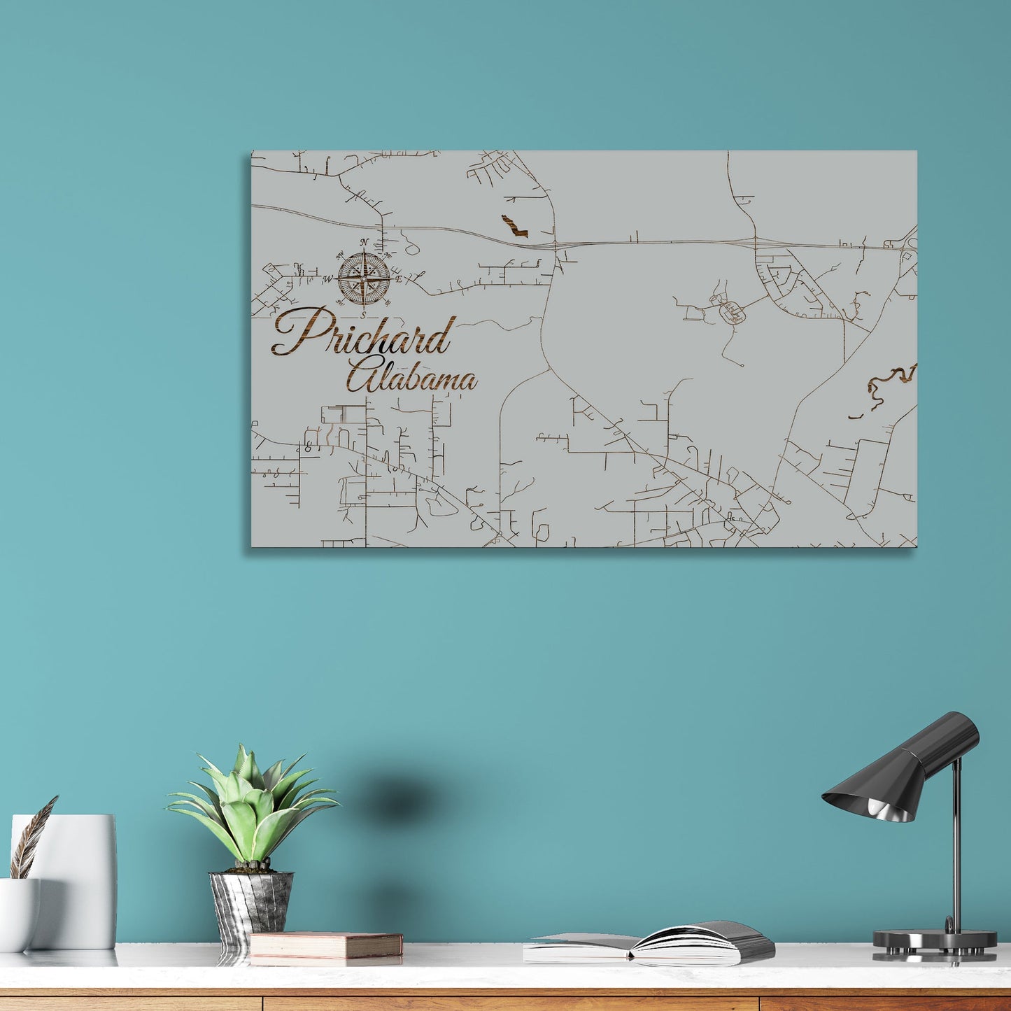 Prichard, Alabama Street Map